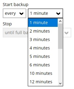 Start Backup