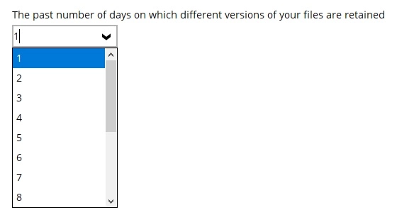 Advanced Retention Policy