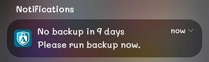 Disable Backup Reminder