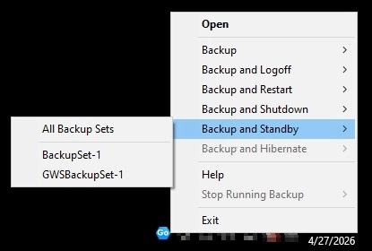 Backup and Standby