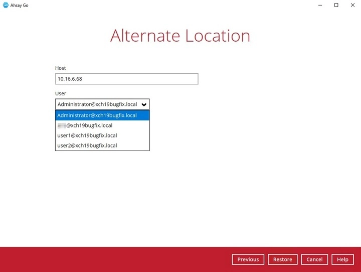 Alternate Location