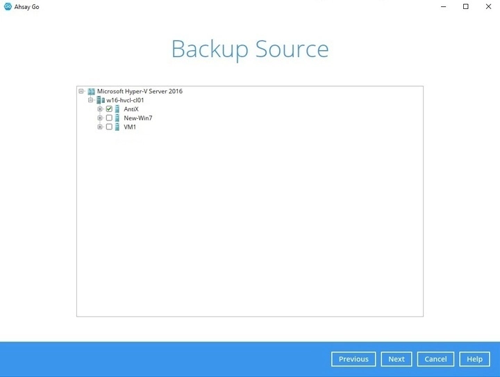 Backup Source