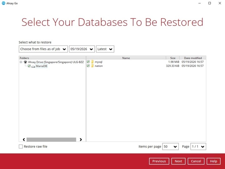 Automatic Restore