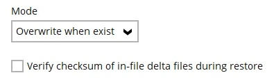 Advanced Option