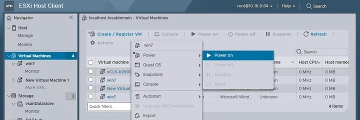 Power On VM