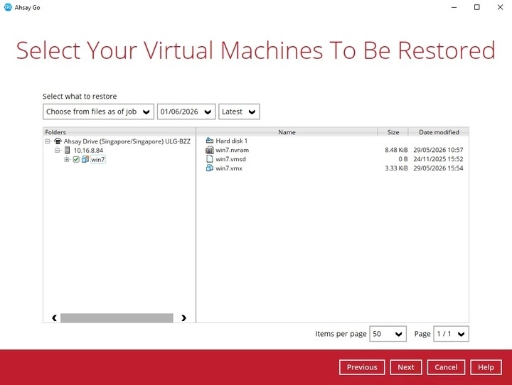 Select VM
