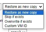 Restore Options