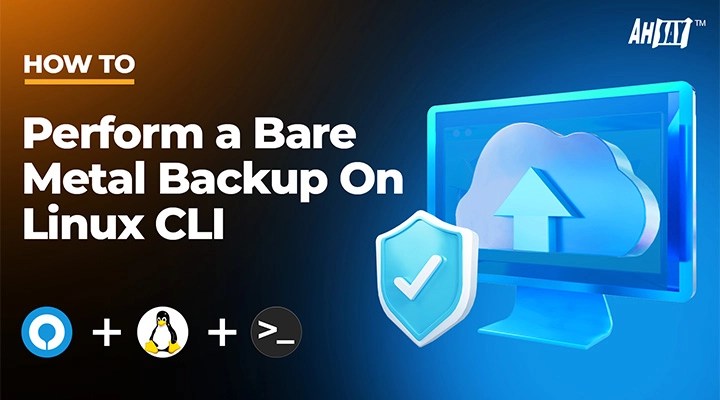 How to perform a bare metal backup on Linux CLI